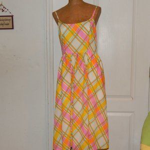 NWT $180 JULIE BROWN Shane Spaghetti Strap Sunnie Print 4